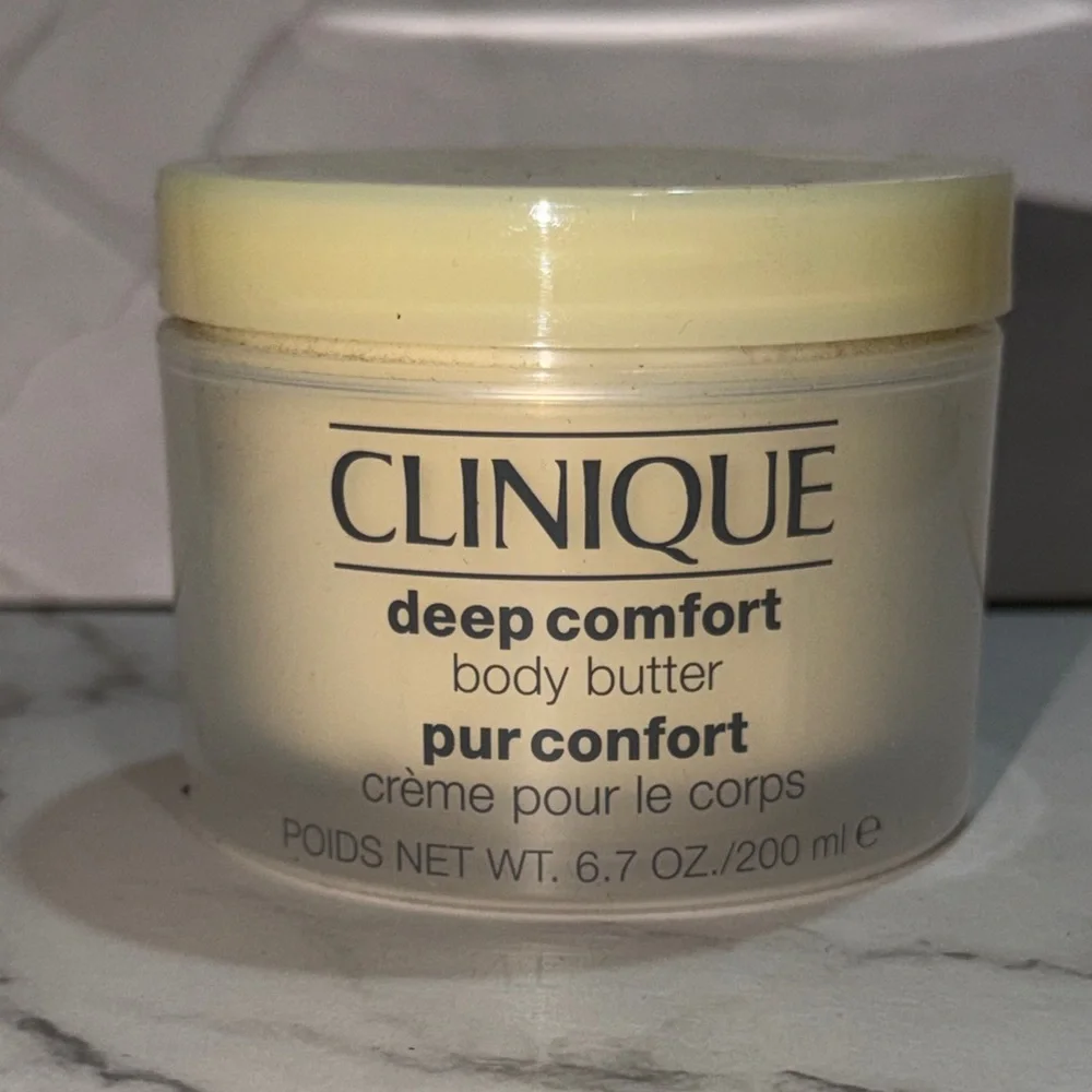 Clinique Deep Comfort Body Butter Full Size 6.7 Oz. NEW AND SEALED JAR! - Picture 7 of 8